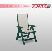 SILLONES 5 POSIC.